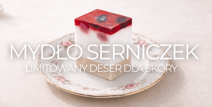 Malinowy serniczek: mydło, które wygląda jak deser